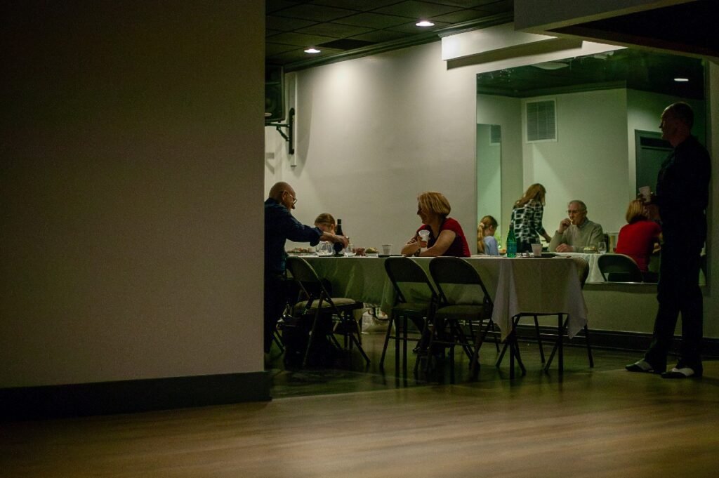 Couples enjoying dance practice at Moonlight Ballroom